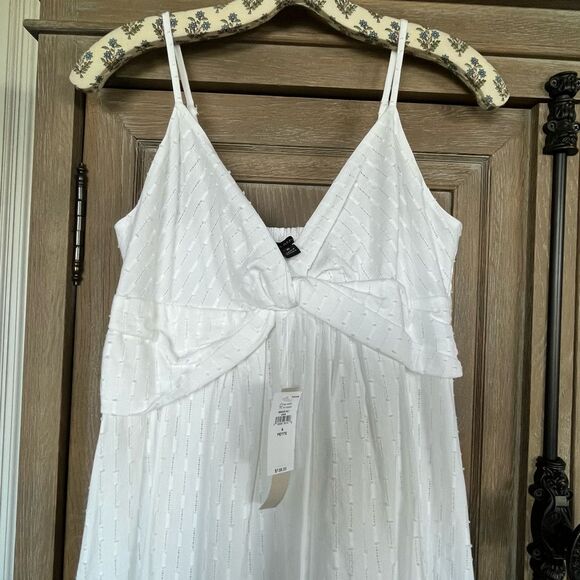 Banana Republic white maxi sundress petite size 8 NEW - Picture 5 of 12